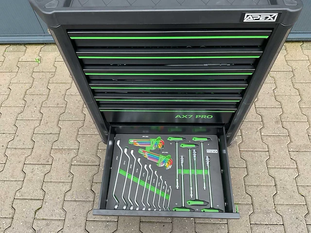 2026 apex 7hs7g-p ax7pro 7 lades gevulde gereedschapswagen - afbeelding 5 van  23