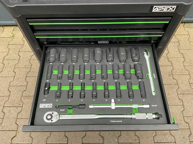 2026 apex 7hs7g-p ax7pro 7 lades gevulde gereedschapswagen - afbeelding 23 van  23