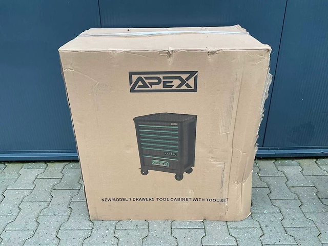 2026 apex 7hs7g-p ax7pro 7 lades gevulde gereedschapswagen - afbeelding 10 van  11