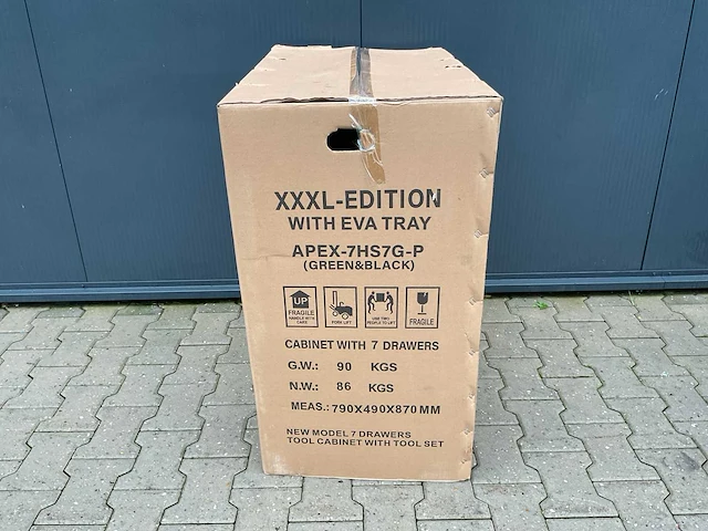 2026 apex 7hs7g-p ax7pro 7 lades gevulde gereedschapswagen - afbeelding 11 van  11