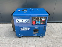2026 apex ap6500dgs diesel stroomgenerator met elektrische start knop