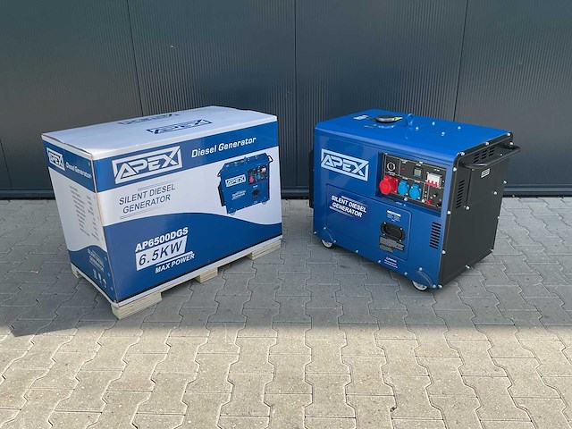 2026 apex ap6500dgs diesel stroomgenerator met elektrische start knop - afbeelding 12 van  68