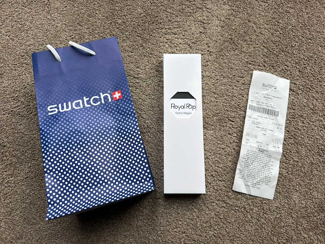 2026 audemars piguet x swatch royal pop ocho negro zakhorloge - afbeelding 9 van  18
