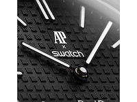 2026 audemars piguet x swatch royal pop ocho negro zakhorloge - afbeelding 16 van  18