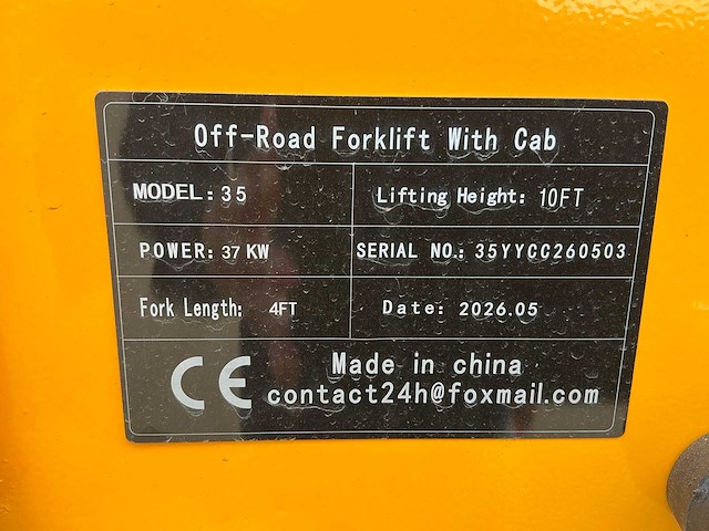 2026 captok ck35 vorkheftruck - afbeelding 15 van  18