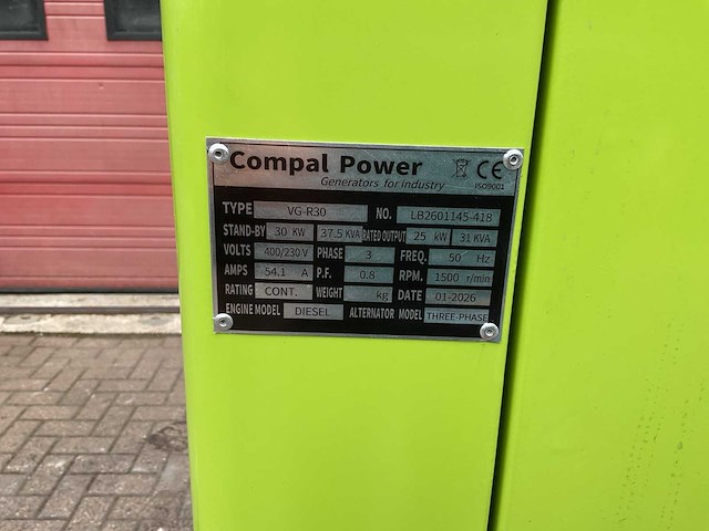 2026 compal vg-r30 stroomgenerator - afbeelding 5 van  17