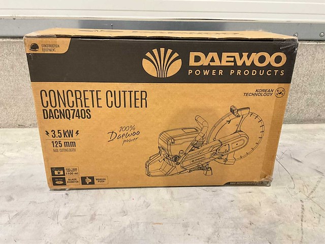 2026 daewoo dacnq74s betonzaag - afbeelding 2 van  13