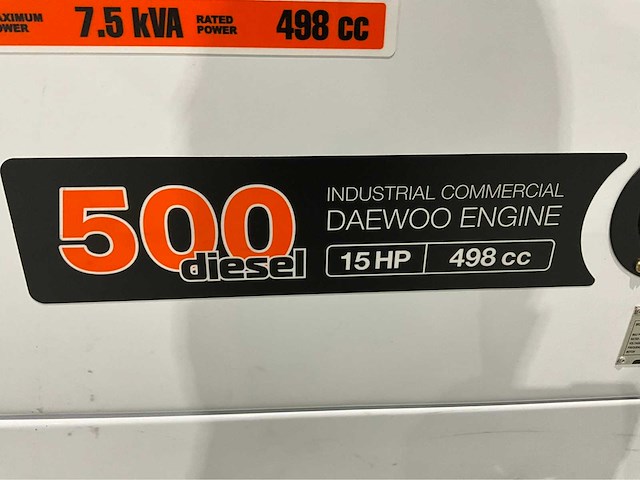 2026 daewoo ddae10500-3g diesel noodstroomaggregaat - afbeelding 7 van  23
