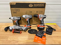 2026 daewoo u force 4 in 1 accu gereedschapsset - afbeelding 5 van  7