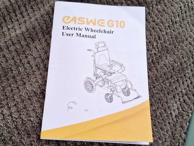 2026 easwe g10 elektrische rolstoel voor zwaar gebruik nieuw - afbeelding 4 van  4