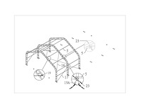 2026 easy-going - 2026 - (18,3x9,15x6,1 meter) - garage tent / opslag shelter 306020dp - afbeelding 15 van  15