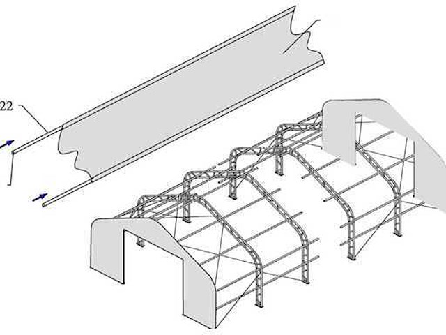 2026 easy-going - 2026 - (18,3x9,15x6,1 meter) - garage tent / opslag shelter 306020dp - afbeelding 3 van  15