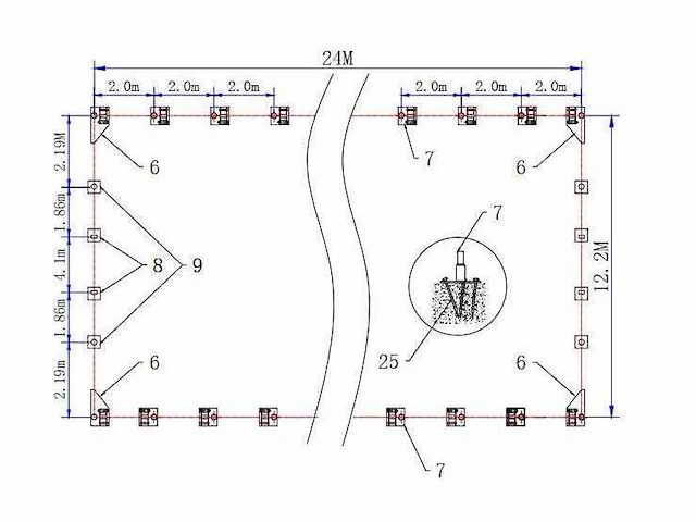 2026 easy-going - (24x12,20x6,10 meter) - garage tent / opslag shelter 408020r - afbeelding 3 van  26