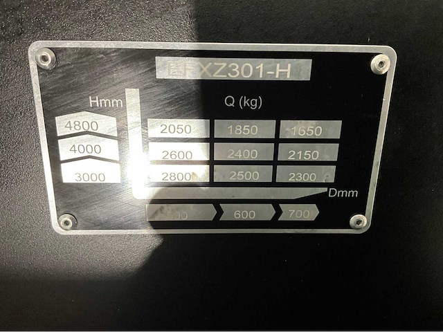 2026 ep efxz-h 3000kg vorkheftruck led display - afbeelding 24 van  31