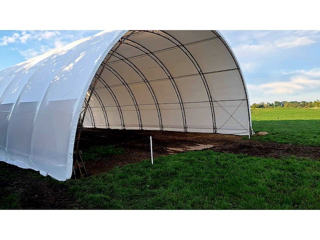 2026 folietunnel gegalvaniseerd (10,00x 20,00 mtr) (200 m2) - afbeelding 1 van  7