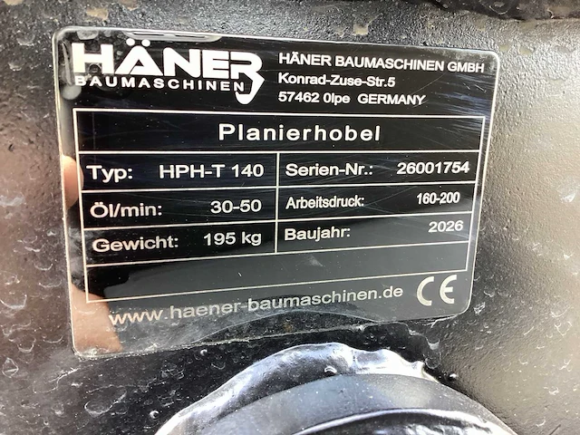 2026 haner hph-t140 vlakraam - afbeelding 2 van  13