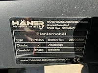 2026 häner hph200 egalisatiebalk/frame - afbeelding 14 van  14