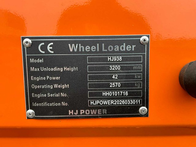 2026 hj power hj 938 shovel ongebruikt - afbeelding 25 van  30