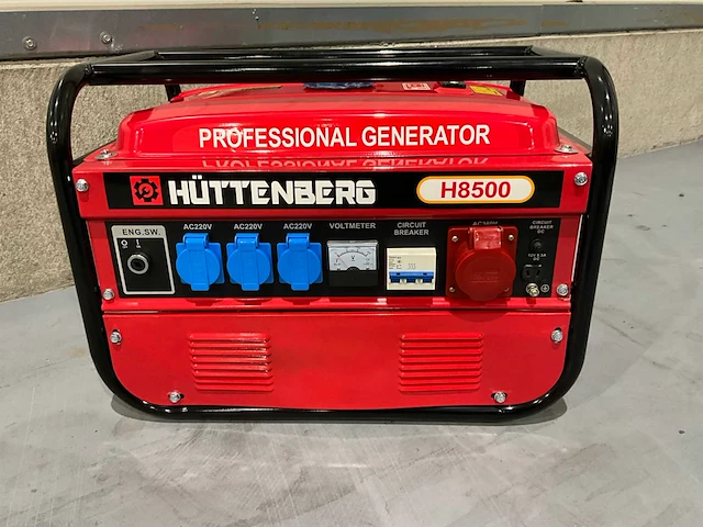 2026 huttenberg h8500w noodstroomaggregaat - afbeelding 1 van  12