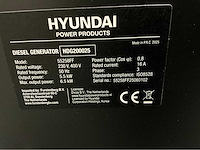 2026 hyundai hdg200025 7,5 kva noodstroom diesel generator - afbeelding 7 van  16