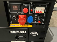 2026 hyundai hdg200025 7,5 kva noodstroom diesel generator - afbeelding 14 van  16