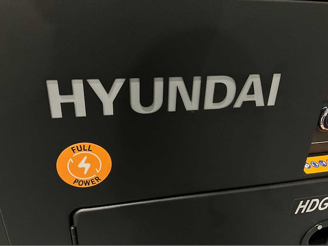 2026 hyundai hdg200025 7,5 kva noodstroom diesel generator - afbeelding 2 van  3