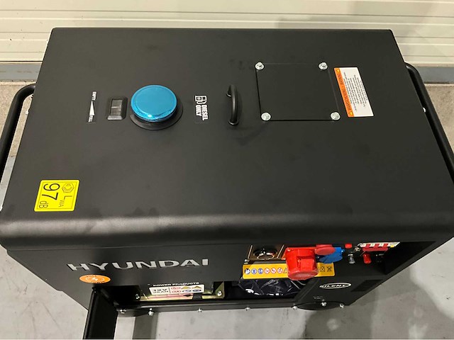 2026 hyundai hdg200025 7,5 kva noodstroom diesel generator - afbeelding 3 van  13