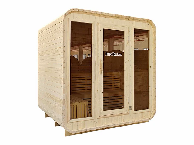 2026 intorelax cube 250x230x210 cm lun2310 sauna - afbeelding 3 van  19