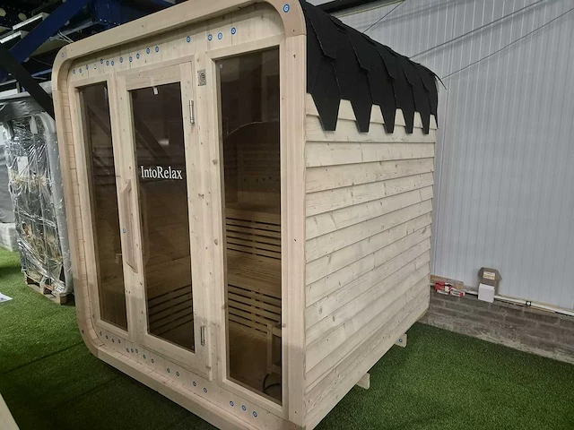 2026 intorelax cube 250x230x210 cm lun2310 sauna - afbeelding 12 van  19