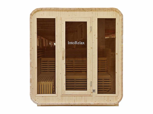 2026 intorelax cube 250x230x210 cm lun2310 sauna - afbeelding 2 van  11