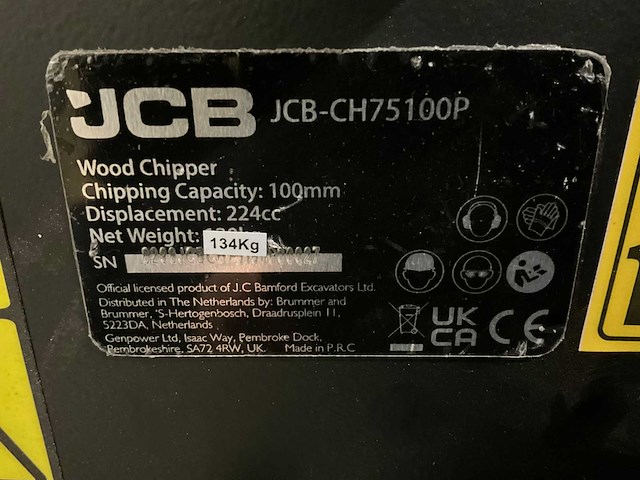 2026 jcb ch75100p houthakselaar ( 4x ) - afbeelding 5 van  10