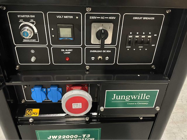 2026 jungwille jw-22000 t3 20.5 kva noodstroom diesel generator - afbeelding 2 van  21