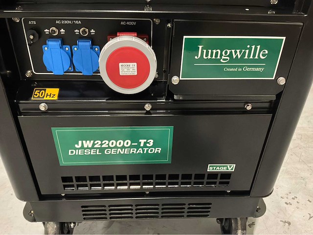 2026 jungwille jw-22000 t3 20.5 kva noodstroom diesel generator - afbeelding 3 van  21