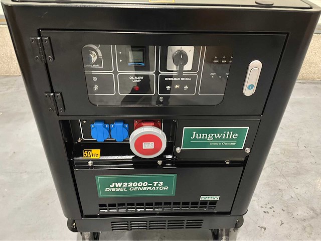2026 jungwille jw-22000 t3 20.5 kva noodstroom diesel generator - afbeelding 21 van  21