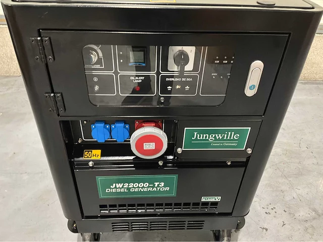 2026 jungwille jw-22000 t3 20.5 kva noodstroom diesel generator - afbeelding 20 van  21