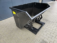 2026 kantelbak 1,5 m3 voorzien van lepelgaten - afbeelding 1 van  4