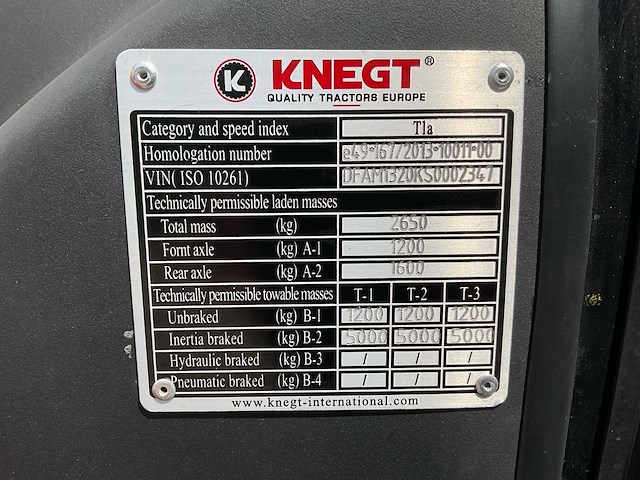 2026 knegt 404 gt compacttractor - afbeelding 15 van  26