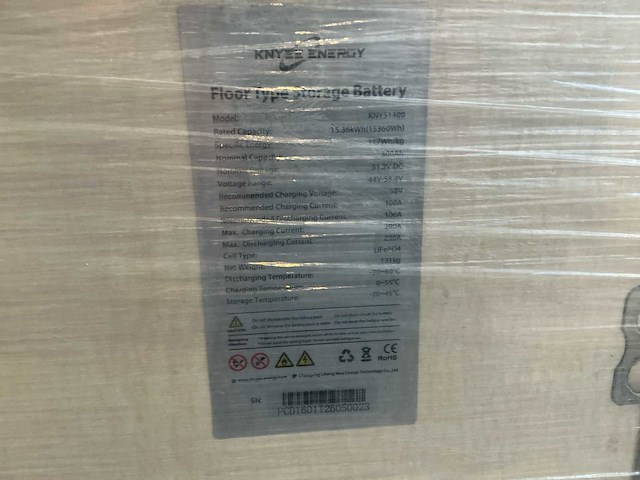 2026 knye energy kny51300 lifepo4 energieopslagbatterij 15,36 kwh – 51,2 v / 300 ah - afbeelding 9 van  9