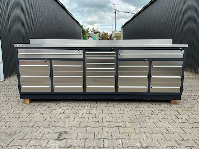 2026 leap lt112wb20ds stainless rvs werkplaatsmeubilair - afbeelding 1 van  13