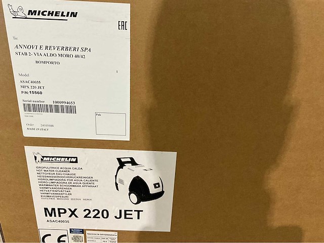 2026 michelin mpx200hd warm water diesel hogedrukreiniger - afbeelding 4 van  9