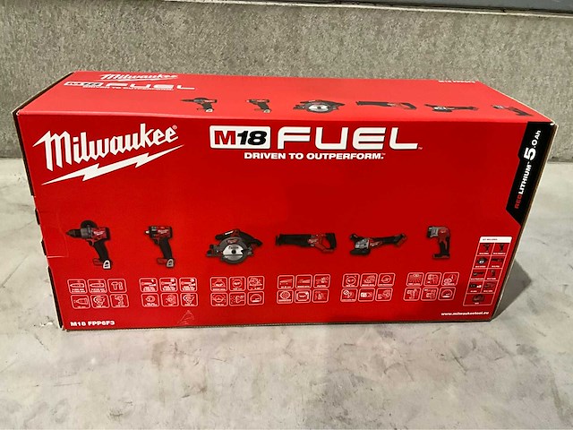 2026 milwaukee 6 delige accu combiset - afbeelding 4 van  11
