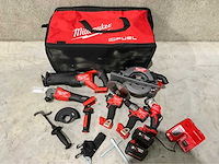 2026 milwaukee 6 delige accu combiset - afbeelding 1 van  11