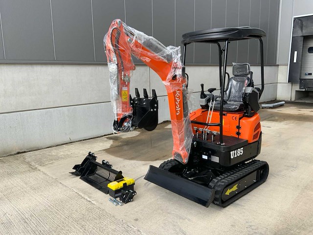 2026 powered by kubota - u185 - minigraafmachine - afbeelding 1 van  34
