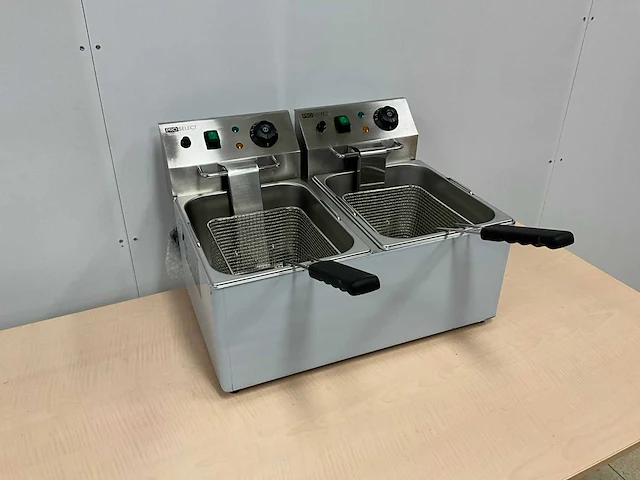 2026 pro select 1166311 dubbele friteuse - afbeelding 1 van  8