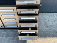 2026 rcw - rvs werkbank hoog 40 lade en 2 deuren - afbeelding 21 van  23