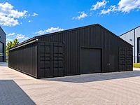 2026 rhino-cross 12,1x11x1,2 m staalconstructie / loods met elektrische deur