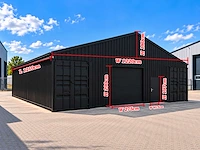 2026 rhino-cross 12,1x12,2x1,8 m staalconstructie / loods met elektrische deur - afbeelding 2 van  2