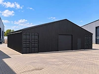 2026 rhino-cross 12,1x15,25x2,45 m staalconstructie / loods met elektrische deur