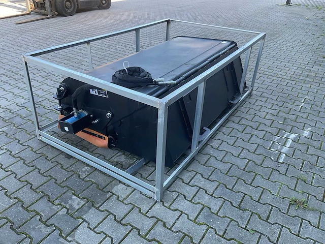 2026 rhino-cross 72 inch dichte veeg / borstel machine ten behoeve van schranklader / shovel - afbeelding 8 van  14