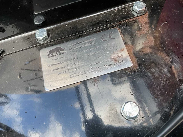 2026 rhino-cross d300mb mini dumper - afbeelding 5 van  67